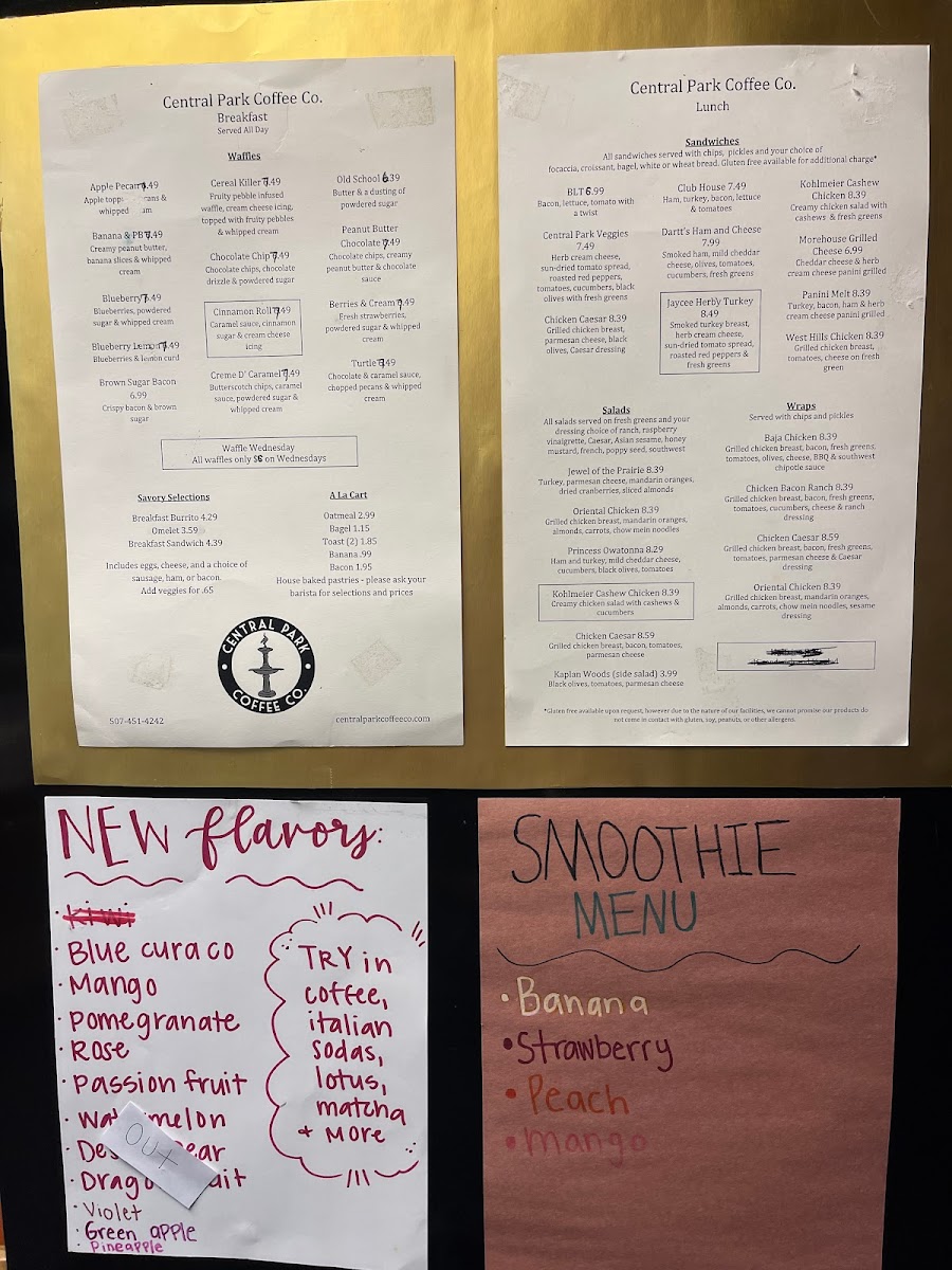 Menu Central Park Coffee Co.-2